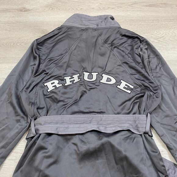 Rare Rhude Ssense Exclusive Black Soho House RH Robe Men's Small - Picture 4 of 11